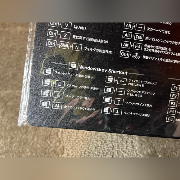 Computers, Laptops & Parts Japanese Shortcut Key Mousepad For Windows